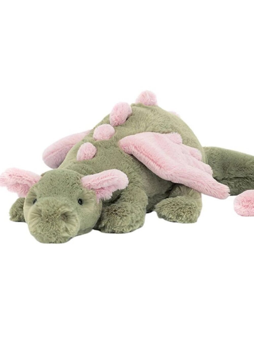 Jellycat DRAGON MALACHY Soft Plush Toy NWT RARE HTF LOVEY Cute Green Kids Gift
